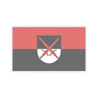 Flag of Wittenberg Germany - STICKER Vinyl Kiss-Cut Decal 2 Inch Transparent - The Sticker Space