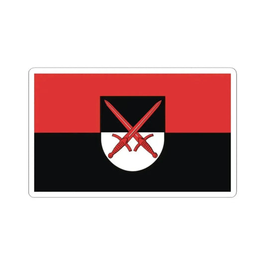 Flag of Wittenberg Germany - STICKER Vinyl Kiss-Cut Decal 2 Inch White - The Sticker Space