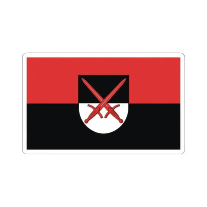 Flag of Wittenberg Germany - STICKER Vinyl Kiss-Cut Decal 6 Inch White - The Sticker Space
