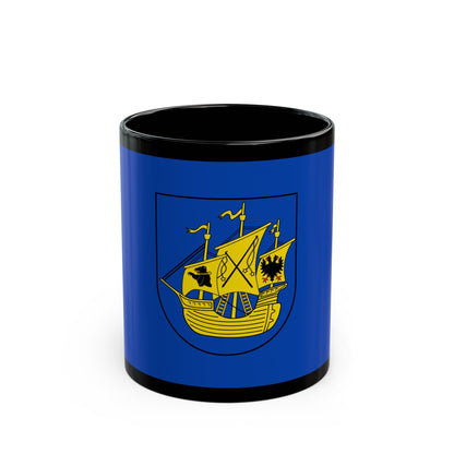 Flag of Wittmund Germany - Black Coffee Mug-11oz-The Sticker Space