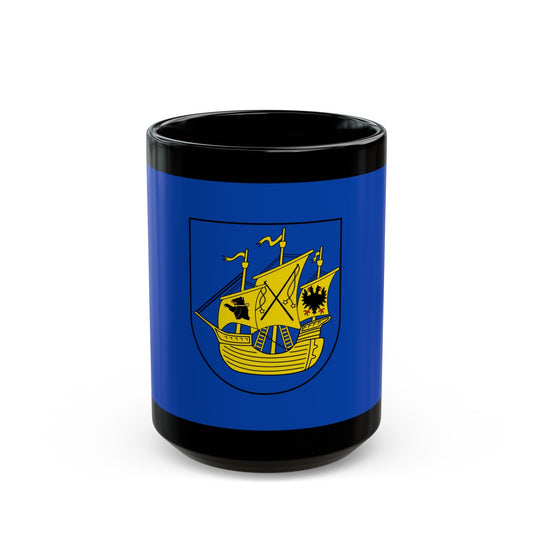 Flag of Wittmund Germany - Black Coffee Mug-15oz-The Sticker Space