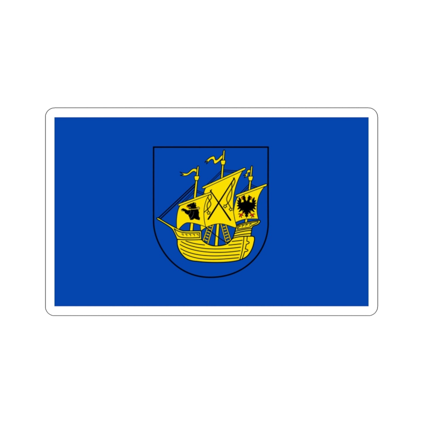 Flag of Wittmund Germany STICKER Vinyl Die-Cut Decal-2 Inch-The Sticker Space
