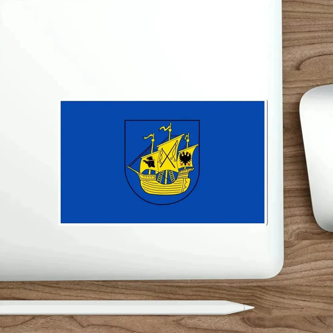 Flag of Wittmund Germany STICKER Vinyl Die-Cut Decal - The Sticker Space