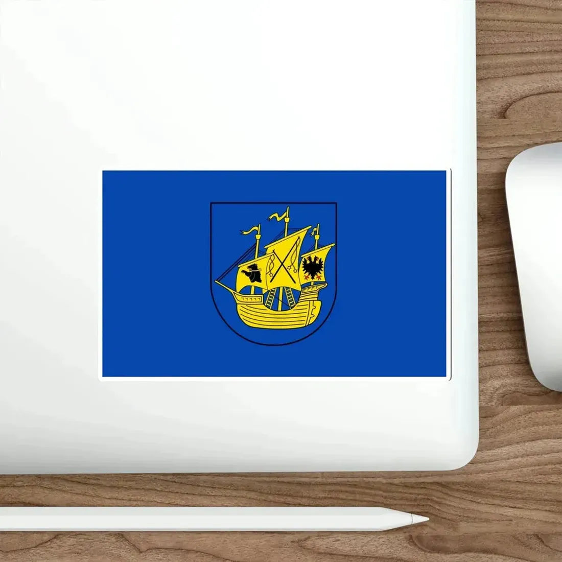 Flag of Wittmund Germany STICKER Vinyl Die-Cut Decal - The Sticker Space