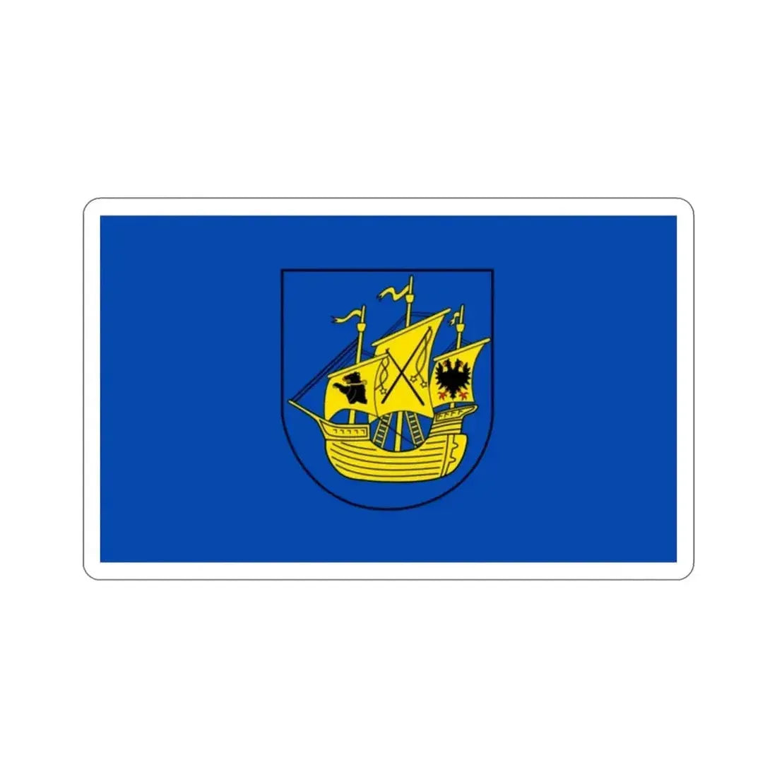 Flag of Wittmund Germany STICKER Vinyl Die-Cut Decal - The Sticker Space