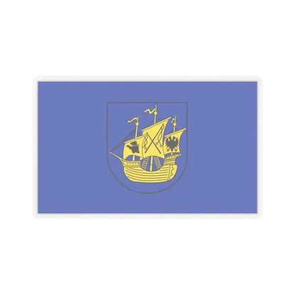 Flag of Wittmund Germany - STICKER Vinyl Kiss-Cut Decal 3 Inch Transparent - The Sticker Space