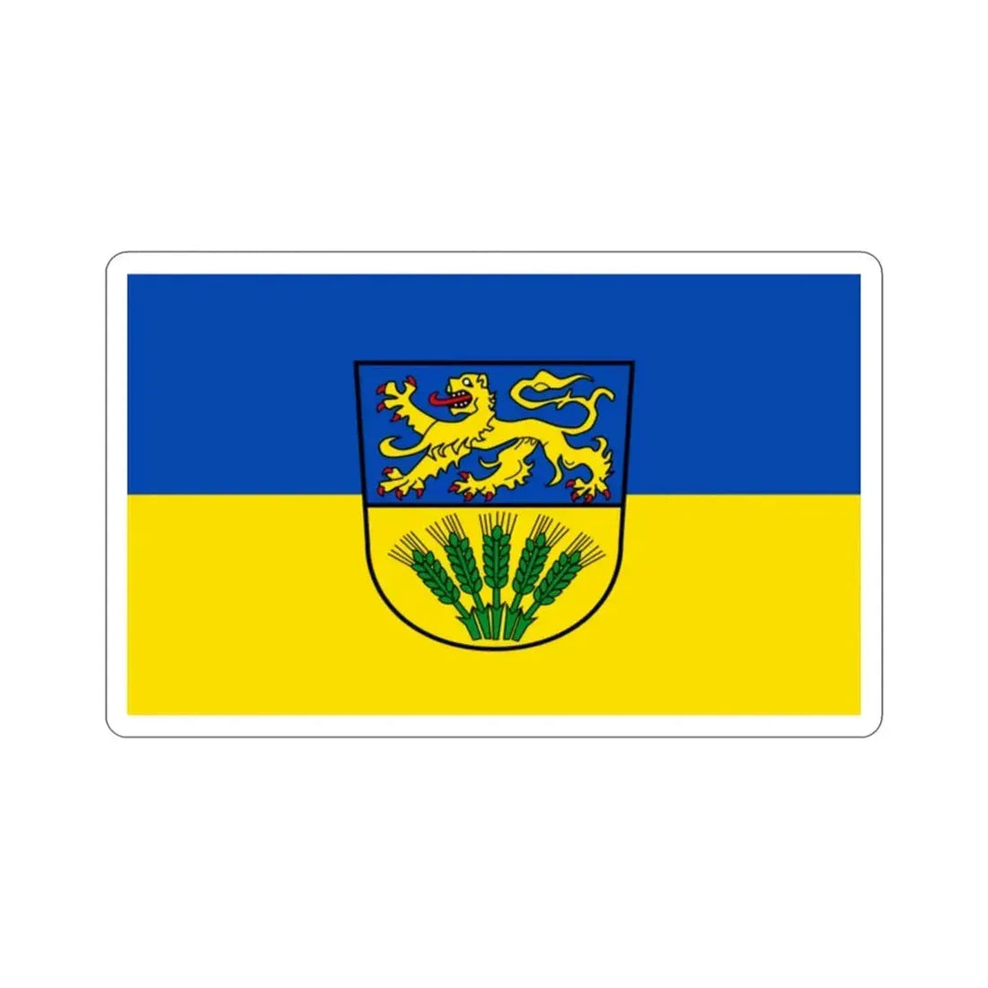 Flag of Wolfenbüttel Germany STICKER Vinyl Die-Cut Decal 2 Inch - The Sticker Space