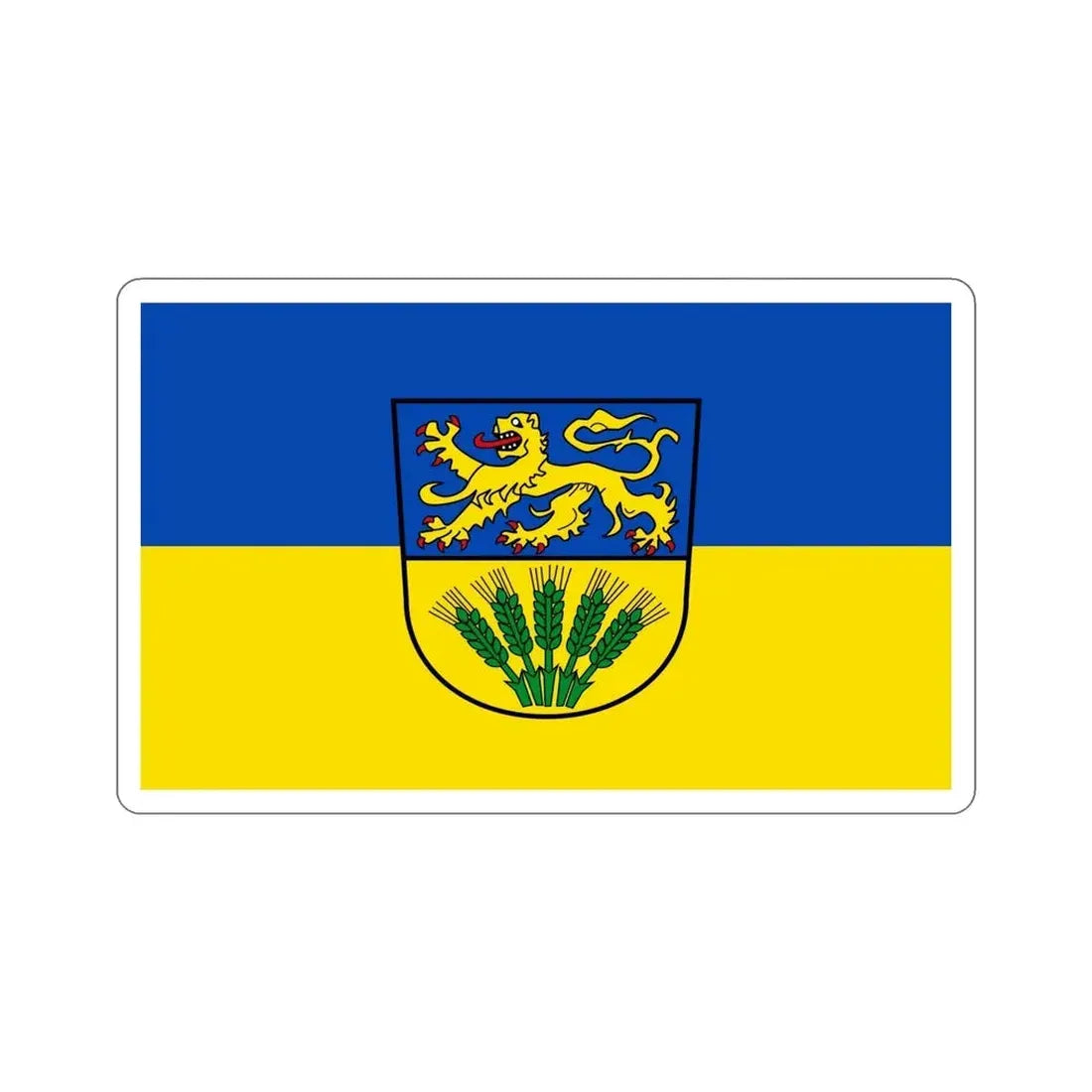 Flag of Wolfenbüttel Germany STICKER Vinyl Die-Cut Decal 6 Inch - The Sticker Space