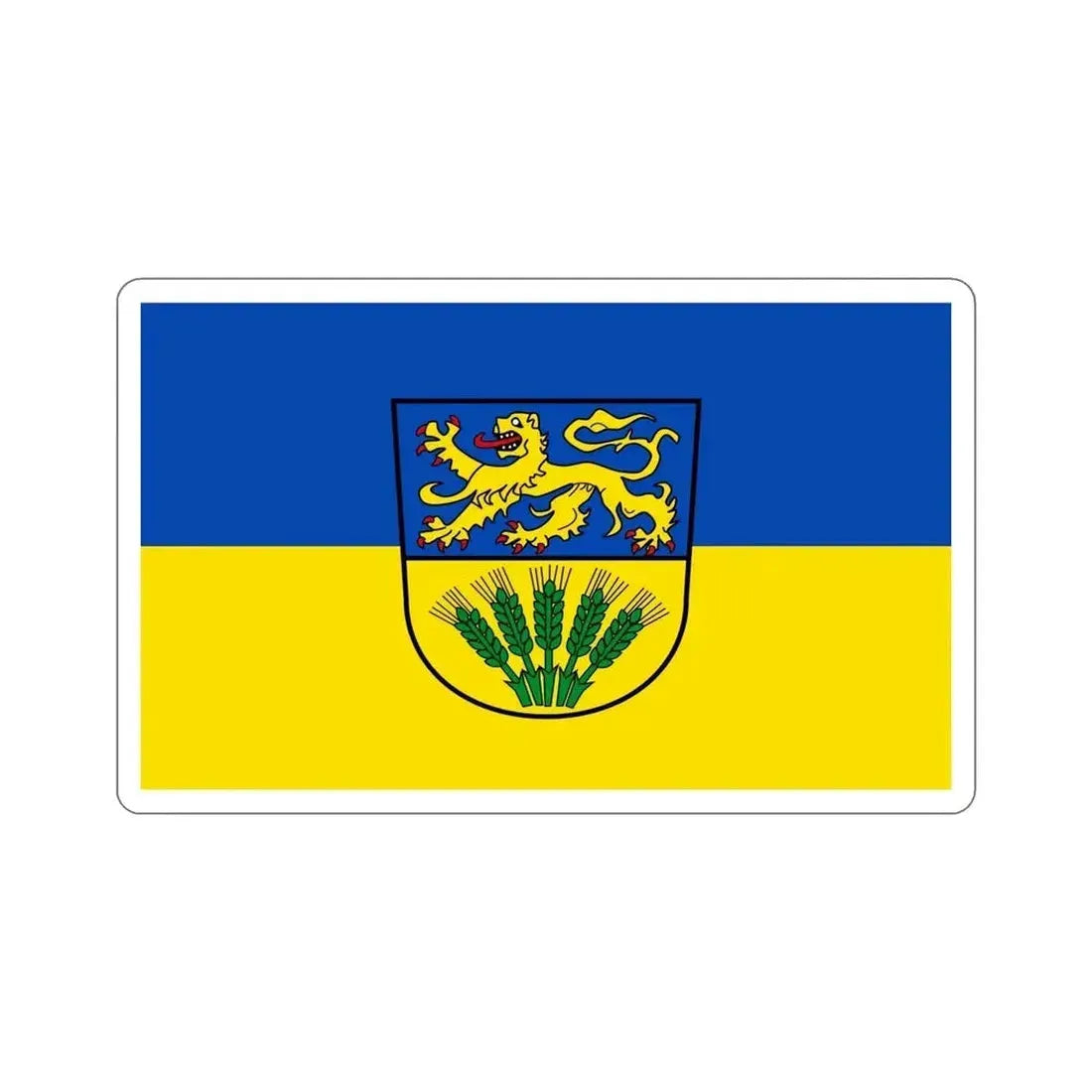 Flag of Wolfenbüttel Germany STICKER Vinyl Die-Cut Decal - The Sticker Space