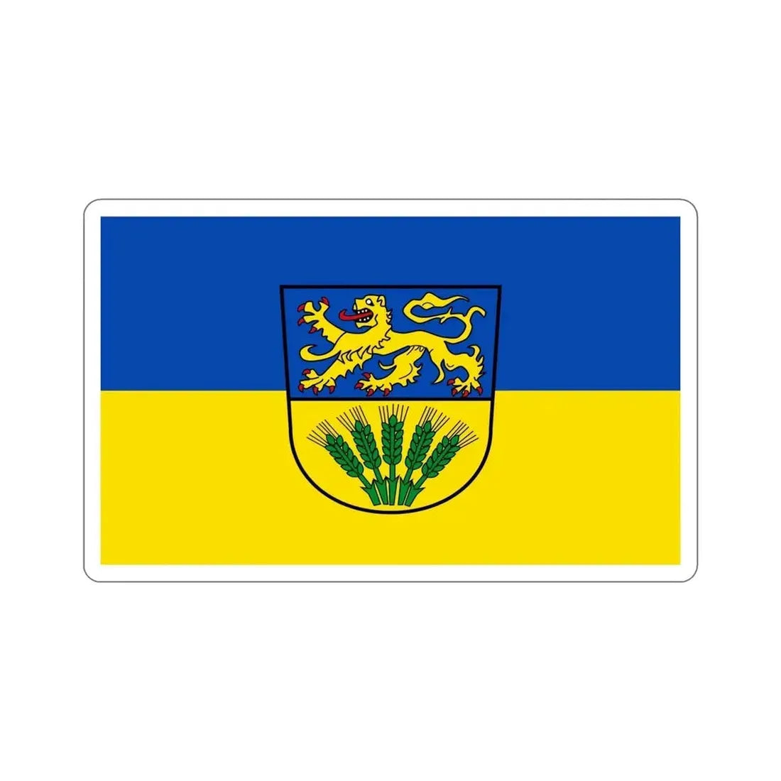 Flag of Wolfenbüttel Germany STICKER Vinyl Die-Cut Decal - The Sticker Space