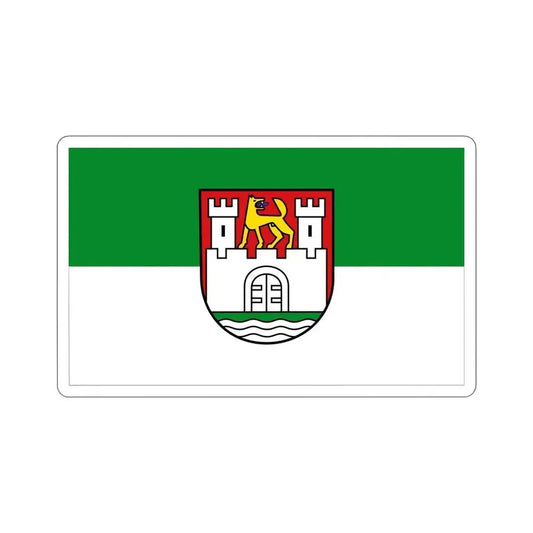 Flag of Wolfsburg Germany STICKER Vinyl Die-Cut Decal 6 Inch - The Sticker Space