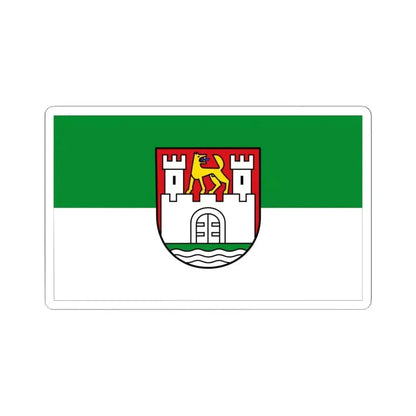 Flag of Wolfsburg Germany - STICKER Vinyl Kiss-Cut Decal 6 Inch White - The Sticker Space