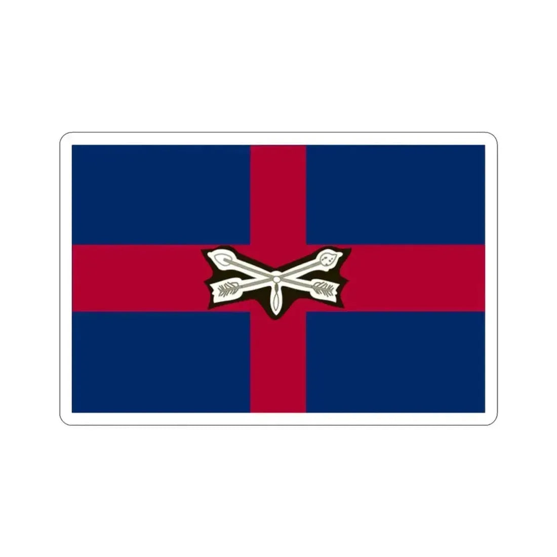 Flag of Worcester County Maryland STICKER Vinyl Die-Cut Decal 2 Inch - The Sticker Space