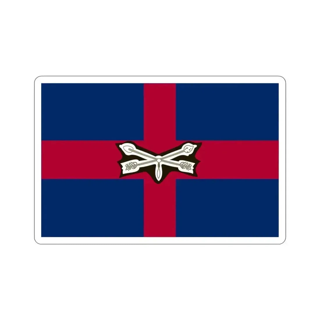 Flag of Worcester County Maryland STICKER Vinyl Die-Cut Decal 3 Inch - The Sticker Space