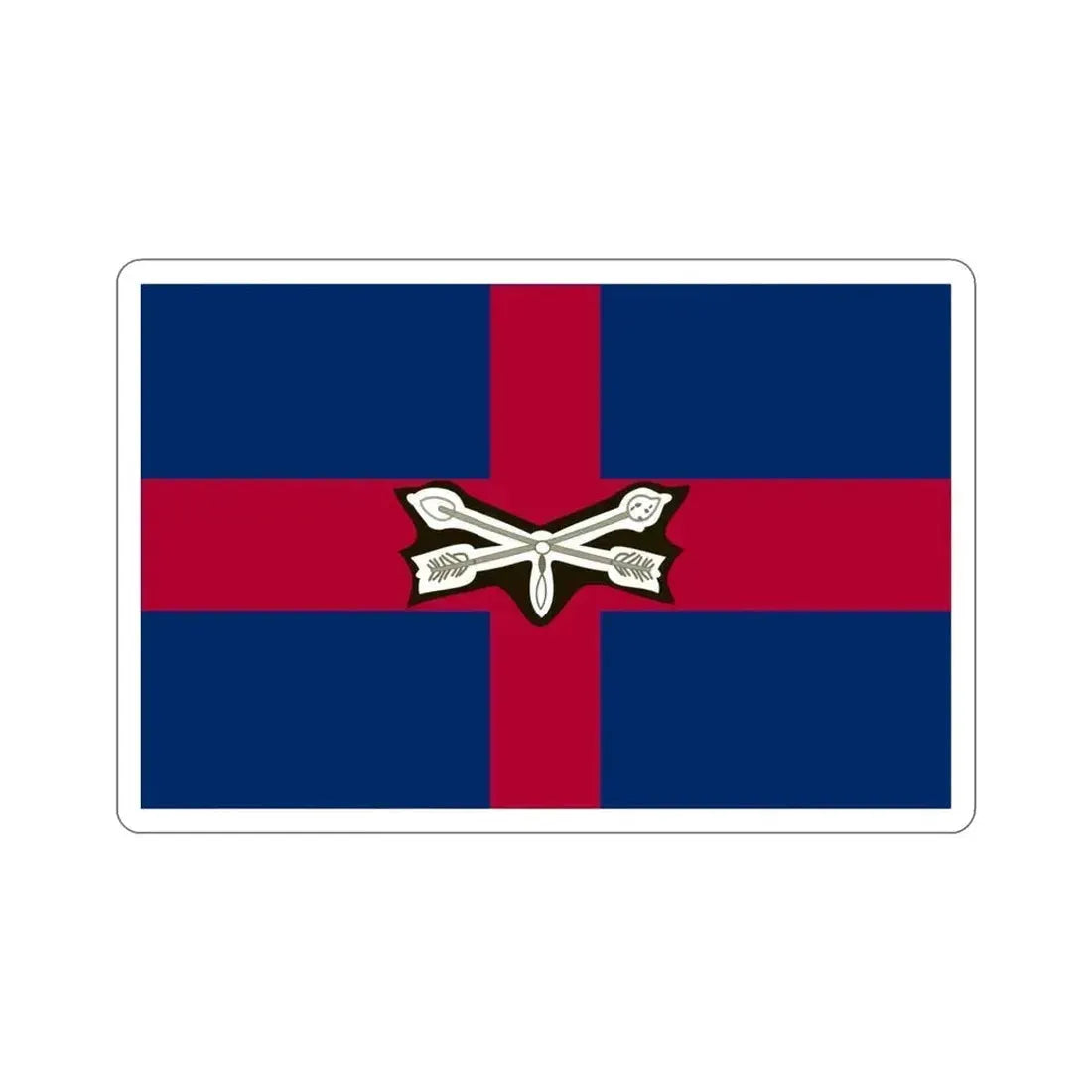 Flag of Worcester County Maryland STICKER Vinyl Die-Cut Decal 4 Inch - The Sticker Space