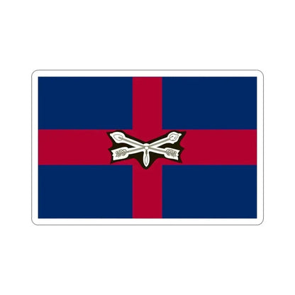 Flag of Worcester County Maryland STICKER Vinyl Die-Cut Decal 4 Inch - The Sticker Space