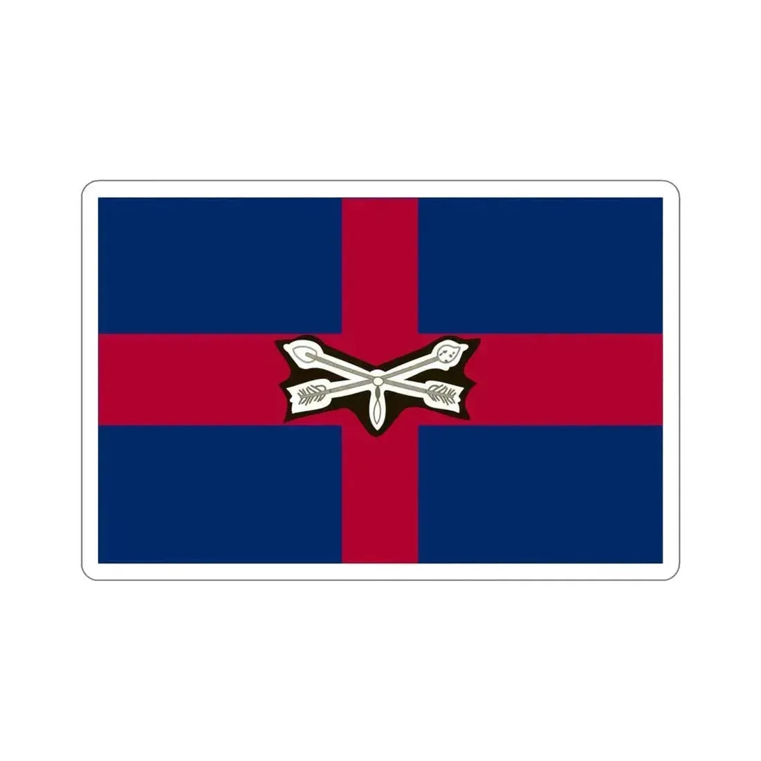 Flag of Worcester County Maryland STICKER Vinyl Die-Cut Decal 5 Inch - The Sticker Space