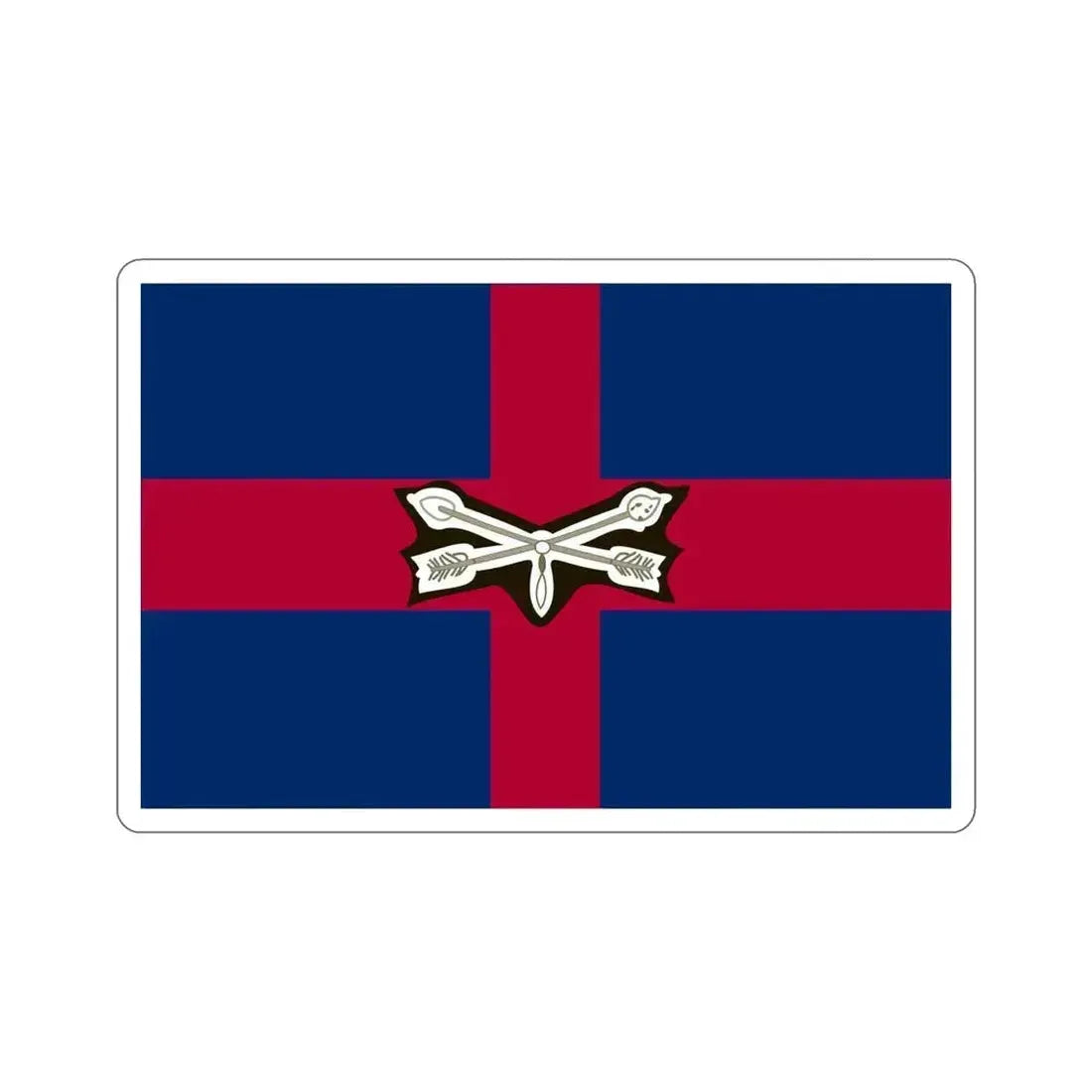 Flag of Worcester County Maryland STICKER Vinyl Die-Cut Decal 6 Inch - The Sticker Space