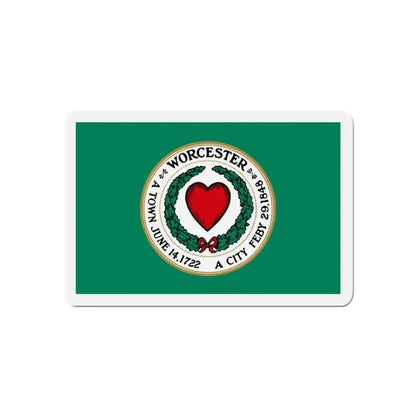 Flag of Worcester Massachusetts - Refrigerator Magnet - The Sticker Space