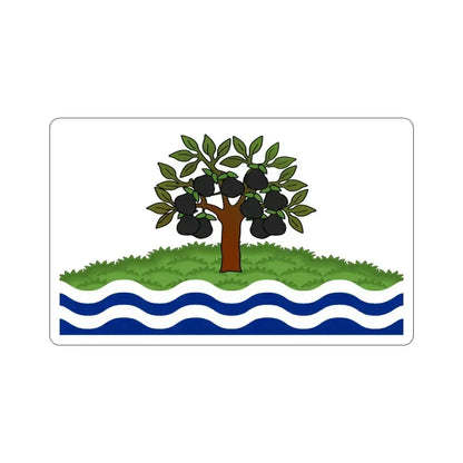 Flag of Worcestershire UK STICKER Vinyl Die-Cut Decal 3 Inch - The Sticker Space