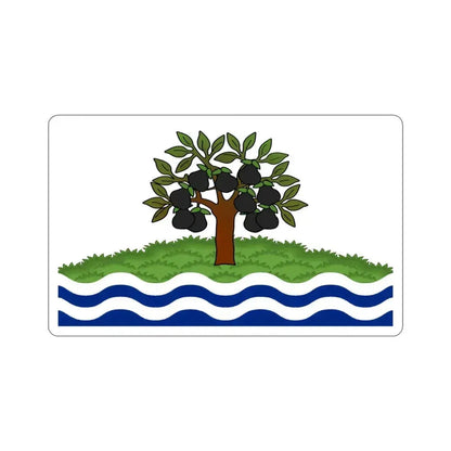 Flag of Worcestershire UK STICKER Vinyl Die-Cut Decal 4 Inch - The Sticker Space