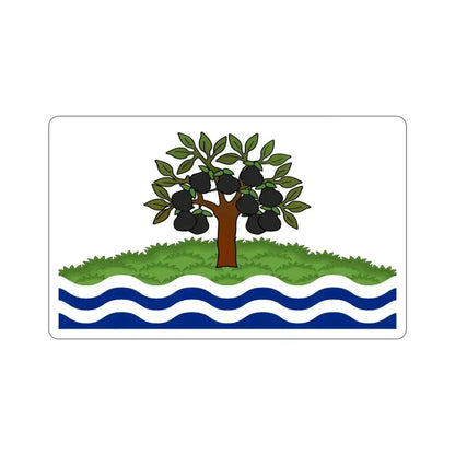 Flag of Worcestershire UK STICKER Vinyl Die-Cut Decal 5 Inch - The Sticker Space