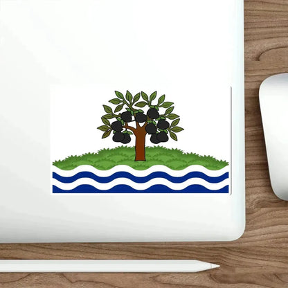 Flag of Worcestershire UK STICKER Vinyl Die-Cut Decal - The Sticker Space