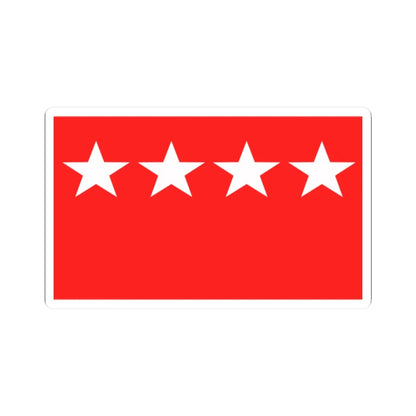 Flag of Workers Party Pakistan (Pakistan) STICKER Vinyl Kiss-Cut Decal 2 Inch White - The Sticker Space