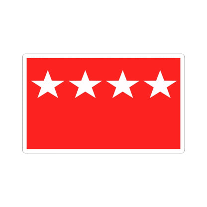 Flag of Workers Party Pakistan (Pakistan) STICKER Vinyl Kiss-Cut Decal 3 Inch White - The Sticker Space