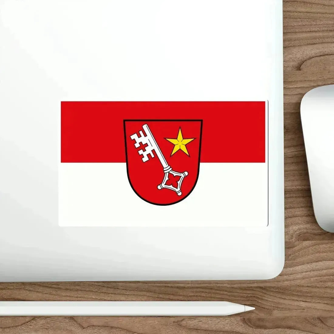 Flag of Worms Germany STICKER Vinyl Die-Cut Decal - The Sticker Space