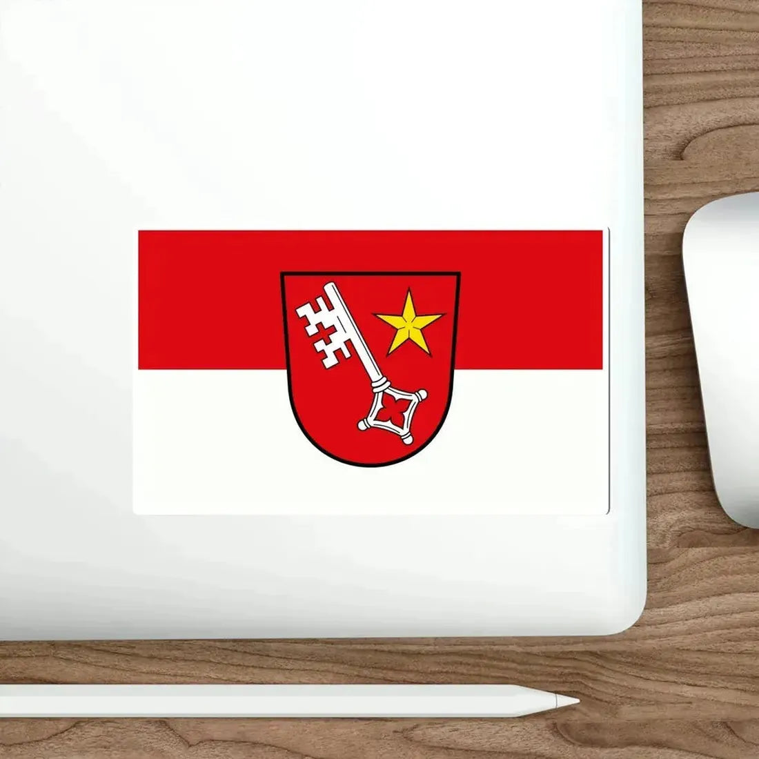 Flag of Worms Germany STICKER Vinyl Die-Cut Decal - The Sticker Space