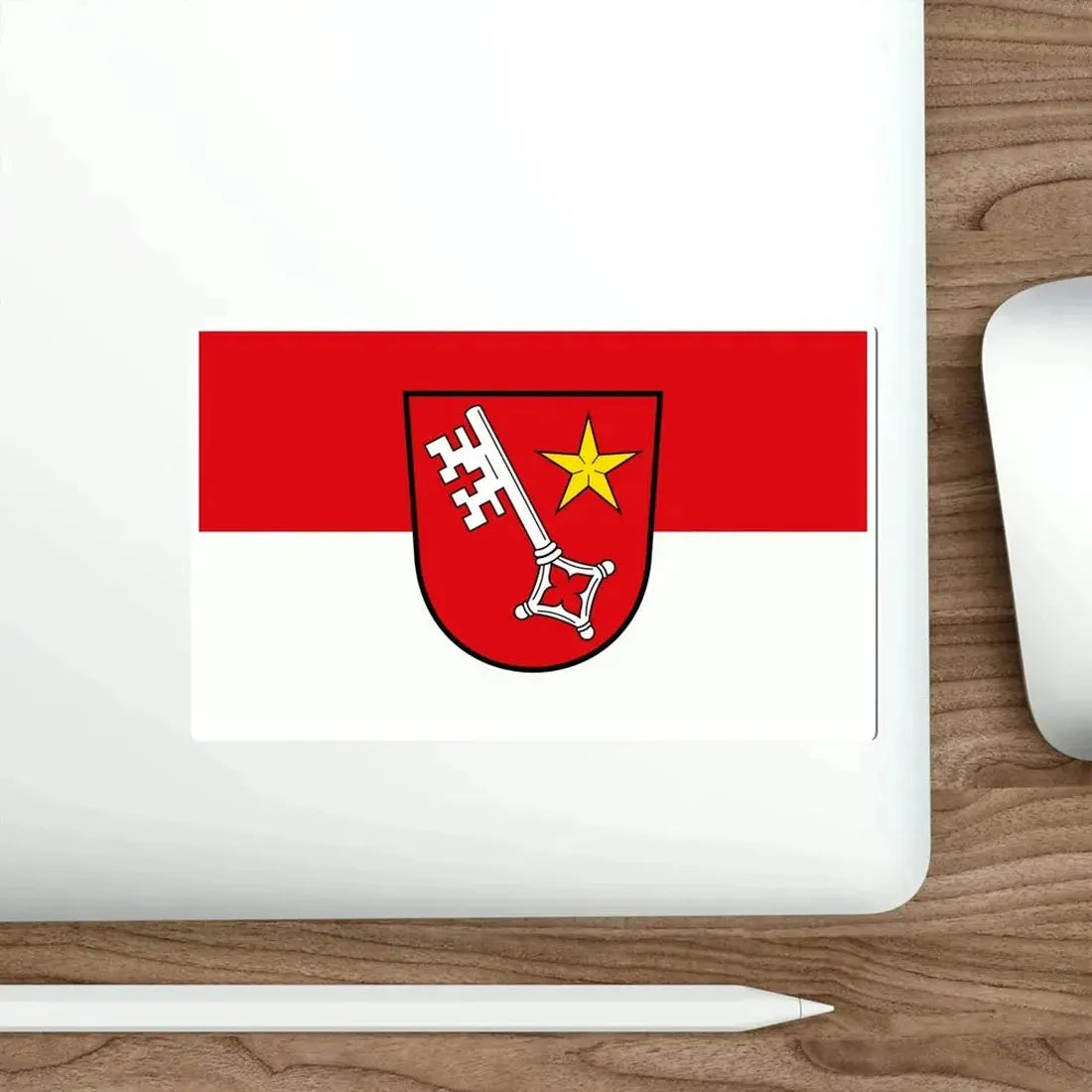 Flag of Worms Germany STICKER Vinyl Die-Cut Decal - The Sticker Space