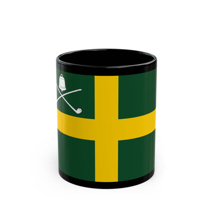 Flag of Wreay UK - Black Coffee Mug-11oz-The Sticker Space