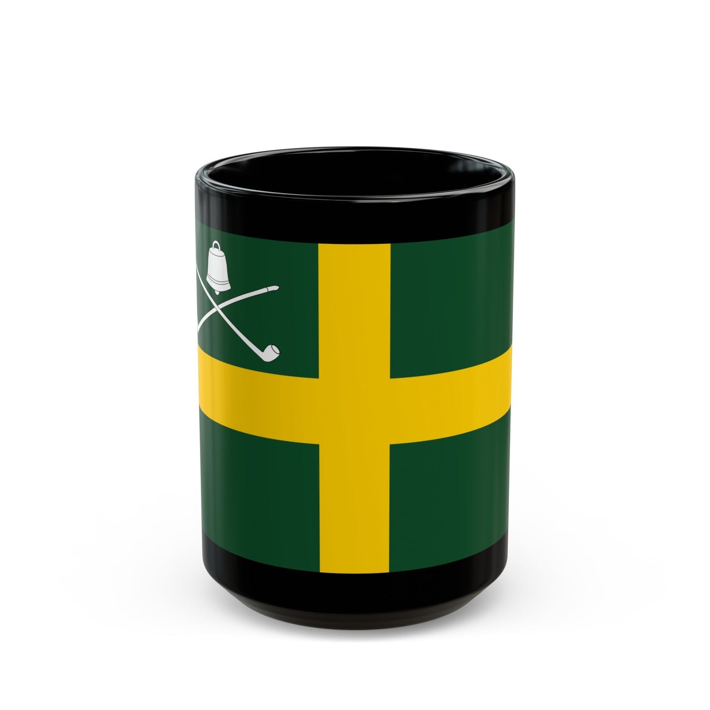 Flag of Wreay UK - Black Coffee Mug-15oz-The Sticker Space