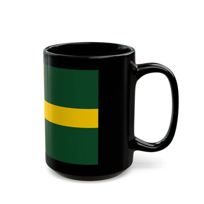 Flag of Wreay UK - Black Coffee Mug-The Sticker Space