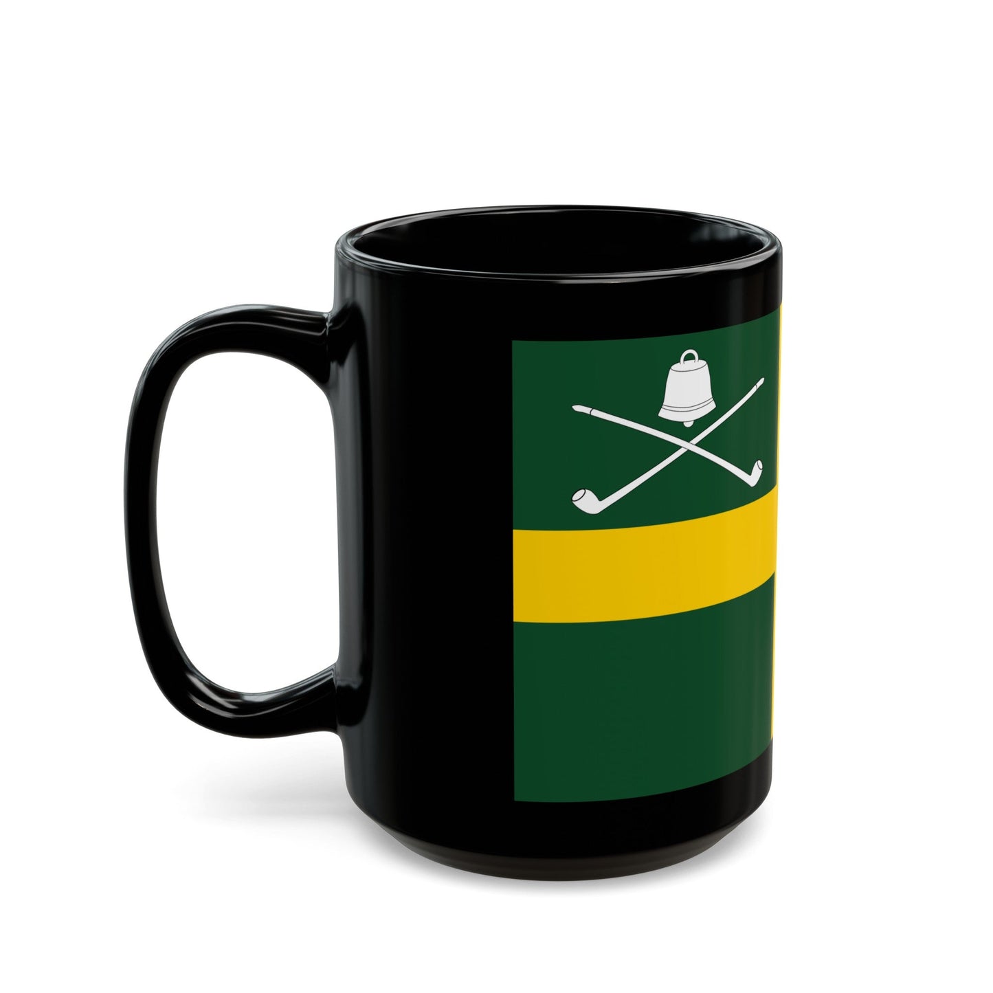 Flag of Wreay UK - Black Coffee Mug-The Sticker Space