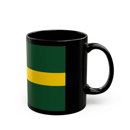 Flag of Wreay UK - Black Coffee Mug-The Sticker Space