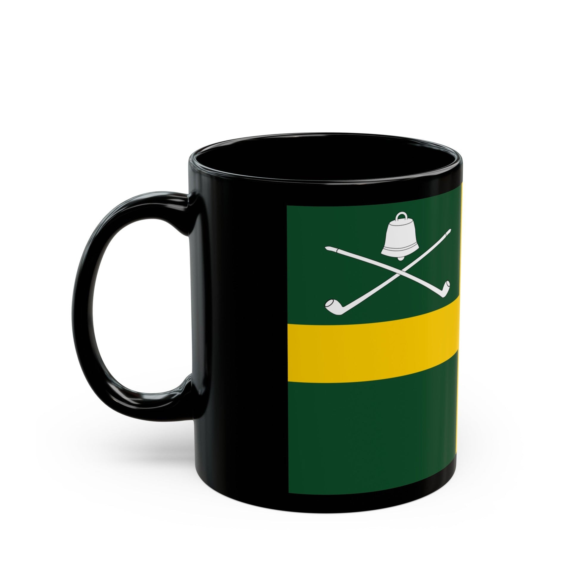 Flag of Wreay UK - Black Coffee Mug-The Sticker Space