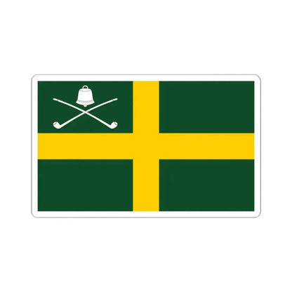 Flag of Wreay UK - STICKER Vinyl Kiss-Cut Decal 2 Inch White - The Sticker Space