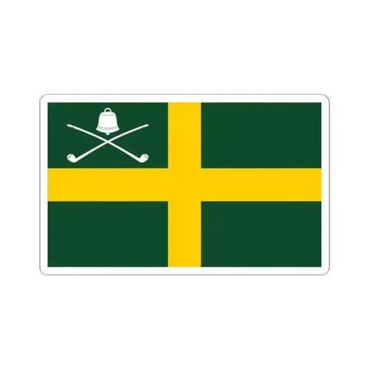 Flag of Wreay UK - STICKER Vinyl Kiss-Cut Decal 2 Inch White - The Sticker Space