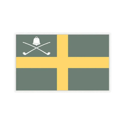 Flag of Wreay UK - STICKER Vinyl Kiss-Cut Decal 6 Inch Transparent - The Sticker Space