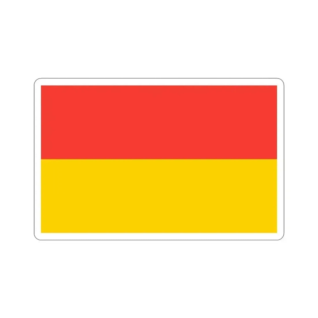 Flag of Wrocław Poland STICKER Vinyl Die-Cut Decal 2 Inch - The Sticker Space