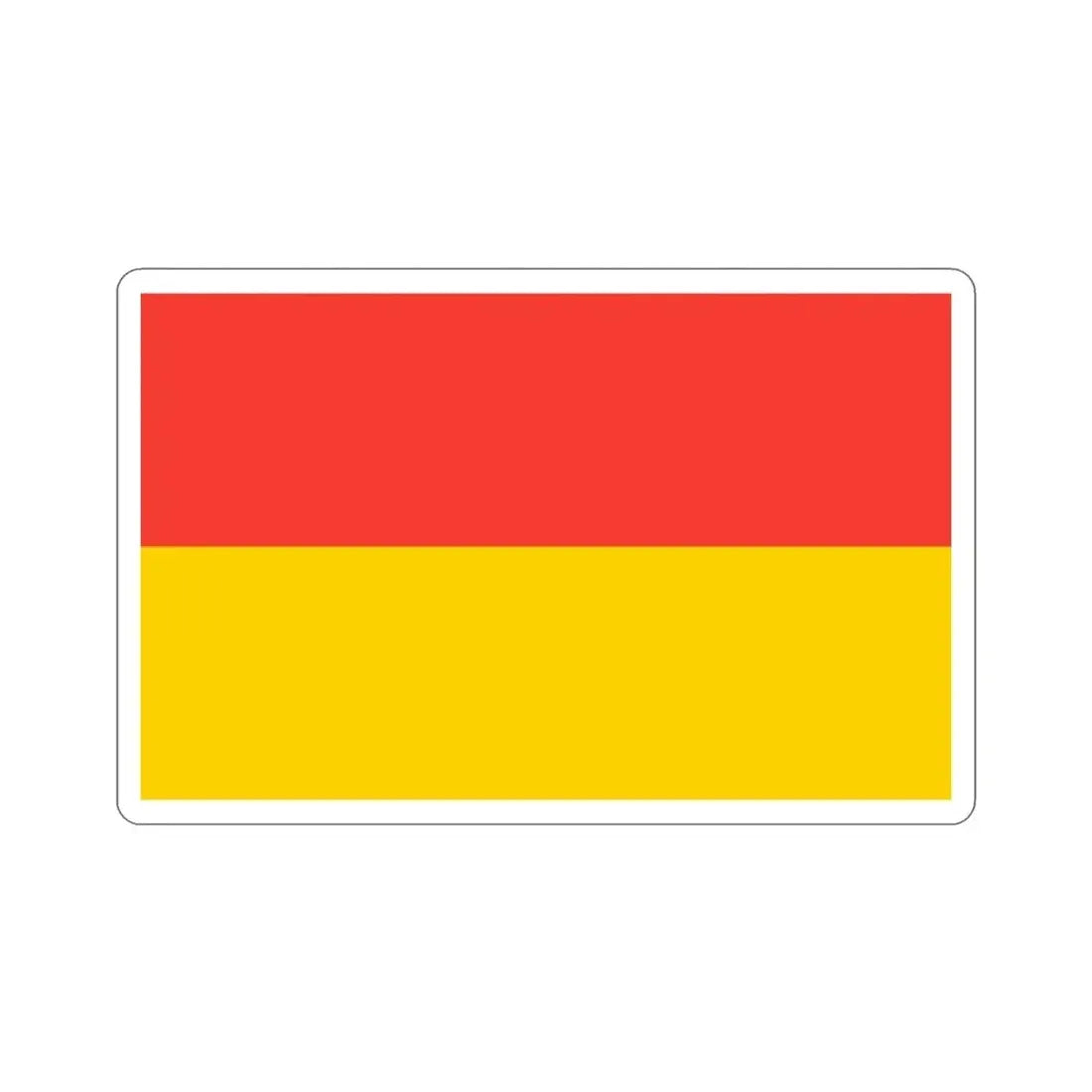 Flag of Wrocław Poland STICKER Vinyl Die-Cut Decal 2 Inch - The Sticker Space