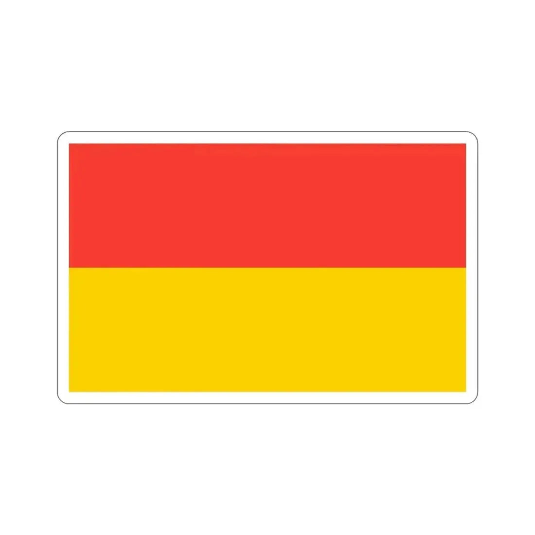 Flag of Wrocław Poland STICKER Vinyl Die-Cut Decal 3 Inch - The Sticker Space