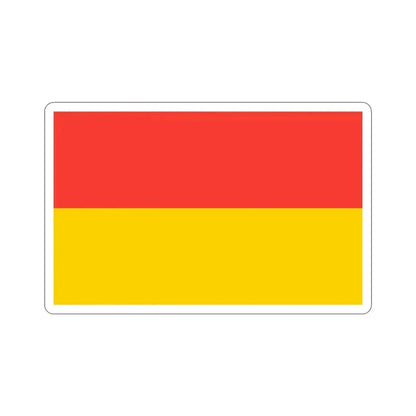 Flag of Wrocław Poland STICKER Vinyl Die-Cut Decal 3 Inch - The Sticker Space