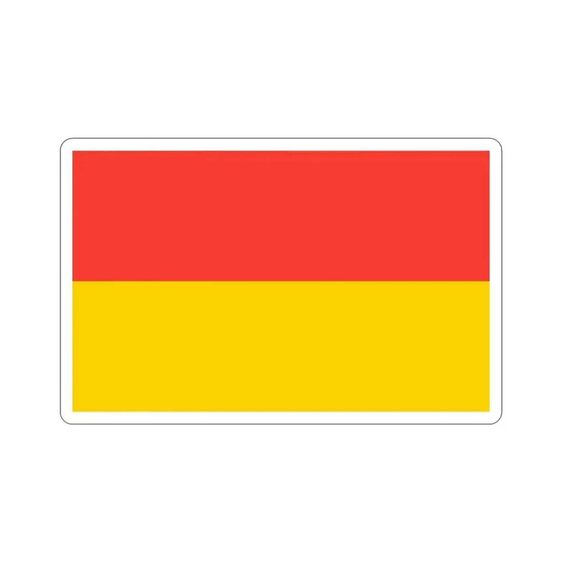 Flag of Wrocław Poland STICKER Vinyl Die-Cut Decal 3 Inch - The Sticker Space