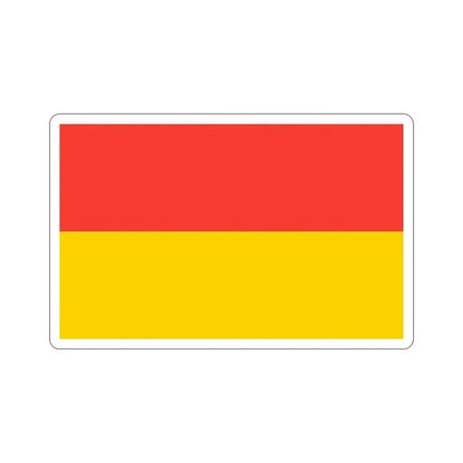 Flag of Wrocław Poland STICKER Vinyl Die-Cut Decal 4 Inch - The Sticker Space