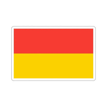 Flag of Wrocław Poland STICKER Vinyl Die-Cut Decal 5 Inch - The Sticker Space