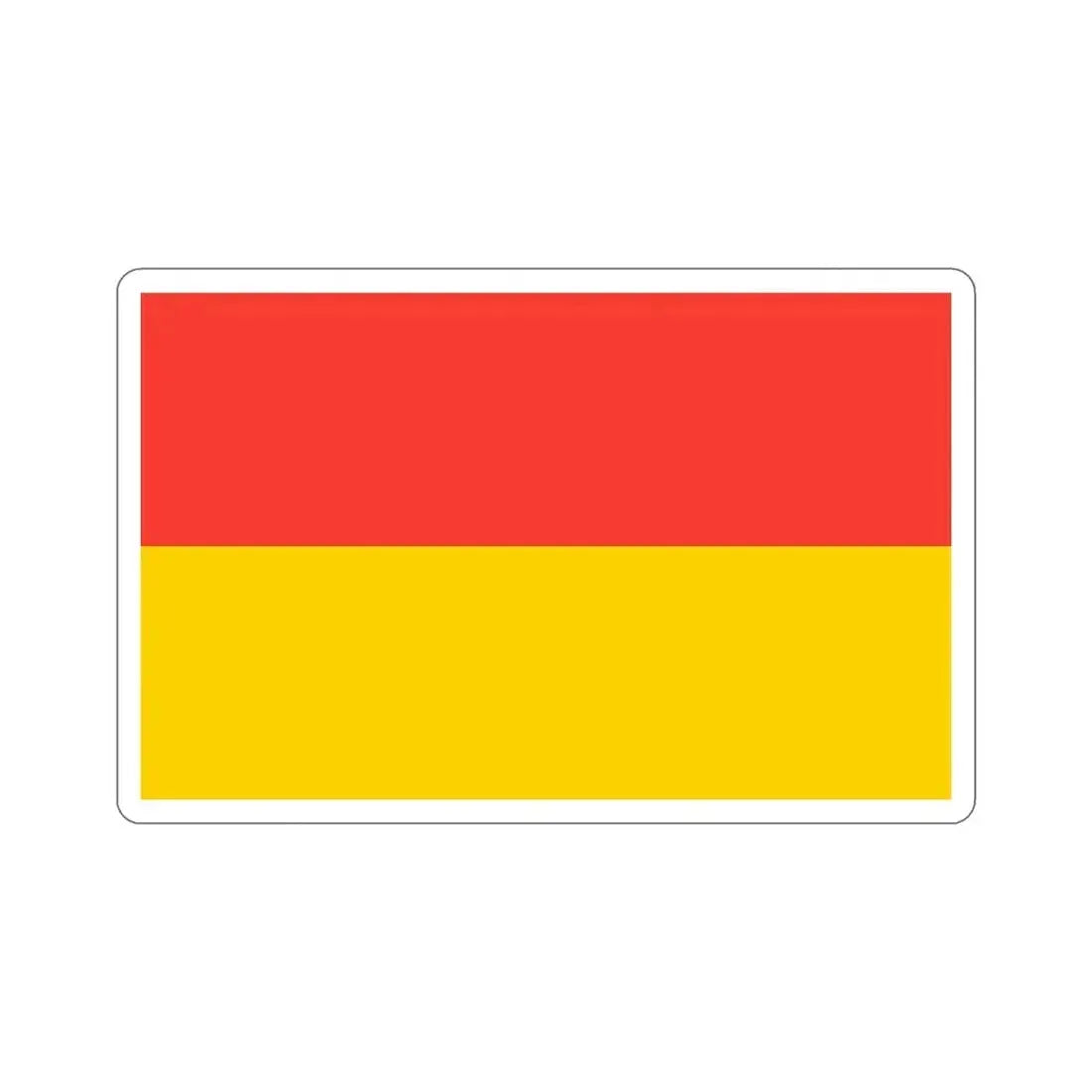 Flag of Wrocław Poland STICKER Vinyl Die-Cut Decal 6 Inch - The Sticker Space