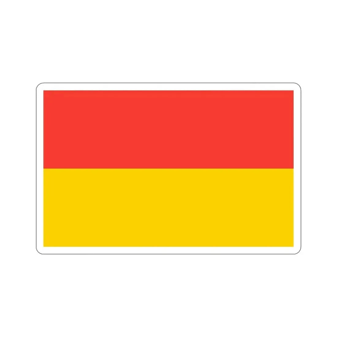 Flag of Wrocław Poland STICKER Vinyl Die-Cut Decal 6 Inch - The Sticker Space